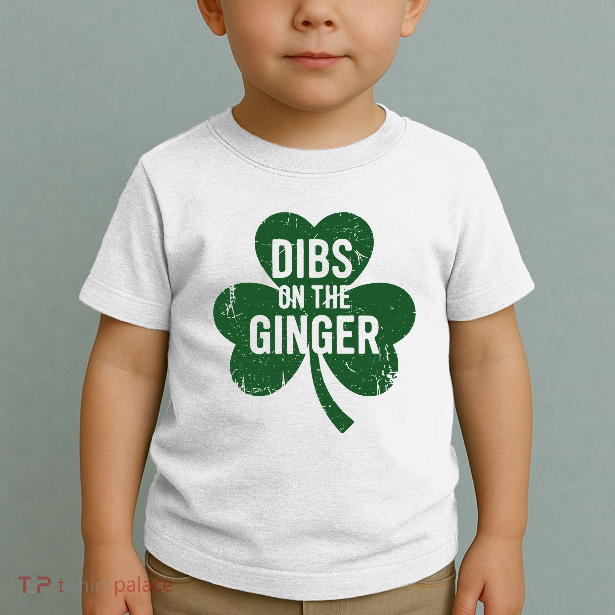 Funny Dibs On The Ginger St Patrick Day Redhead Women Toddler T-Shirt