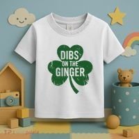 Funny Dibs On The Ginger St Patrick Day Redhead Women Toddler T-Shirt thumb 3