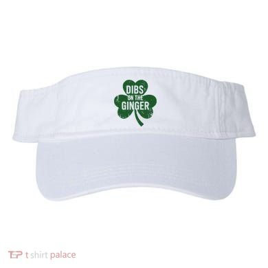Funny Dibs On The Ginger St Patrick Day Redhead Women Visor