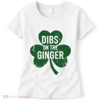 Funny Dibs On The Ginger St Patrick Day Redhead Women Women's T-Shirt thumb 0