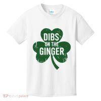 Funny Dibs On The Ginger St Patrick Day Redhead Women Kids T-Shirt thumb 0