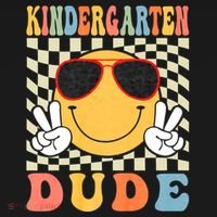 First Day Of School Kindergarten Dude Back To School Bucket Hat thumb 4