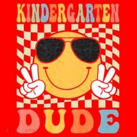 First Day Of School Kindergarten Dude Back To School Santa Hat thumb 1