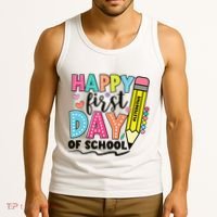 First Day Of School Teachers Gifts Teacher Tank Top thumb 3
