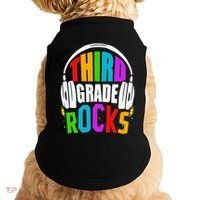 First Day Of 3rd Grade Rocks Back To School Teacher Doggie Tank thumb 0