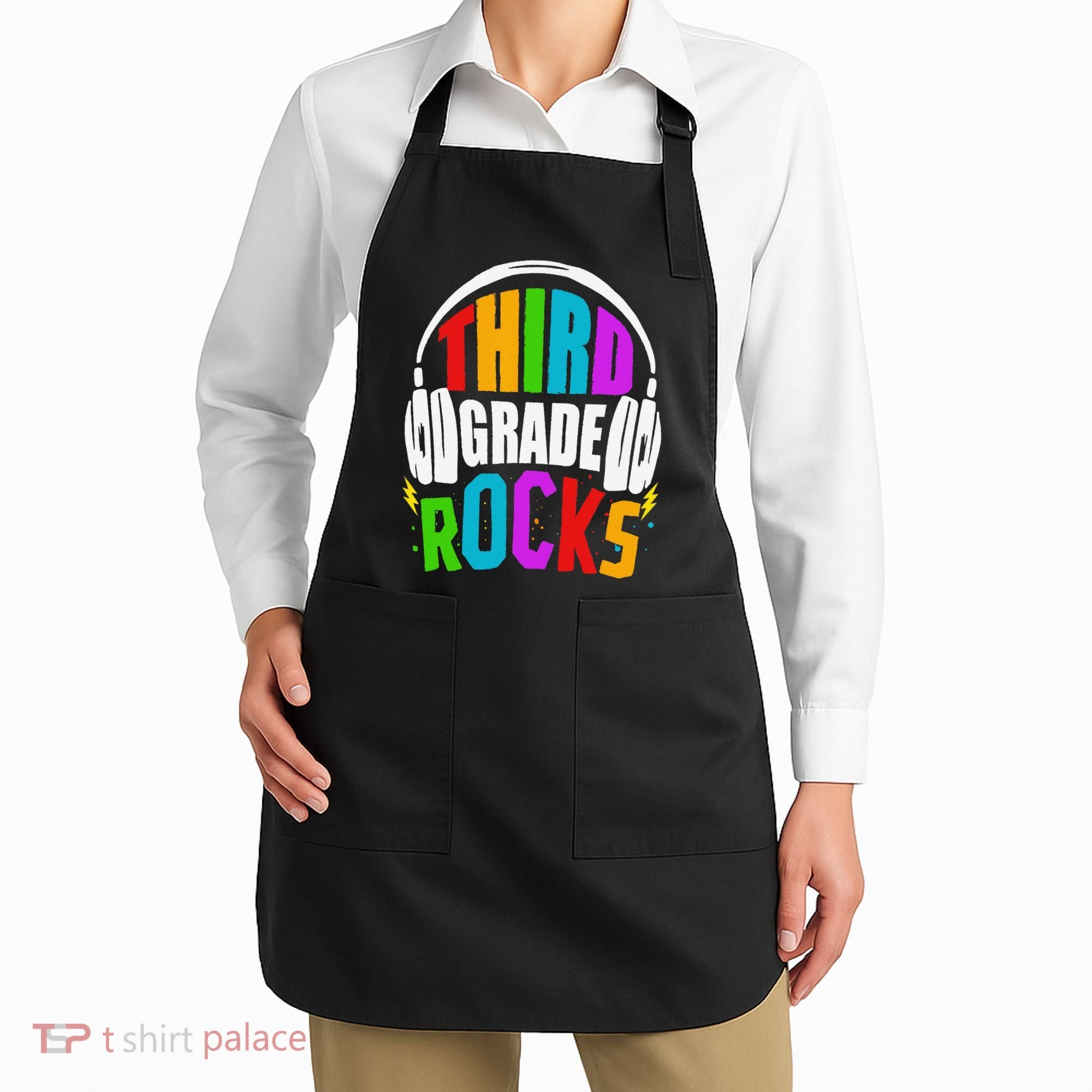 First Day Of 3rd Grade Rocks Back To School Teacher Apron