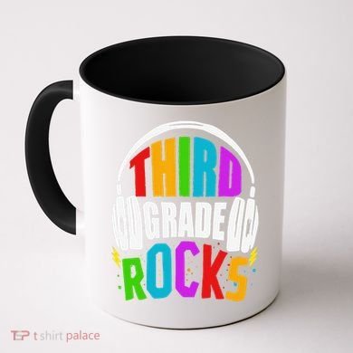 First Day Of 3rd Grade Rocks Back To School Teacher Coffee Mug