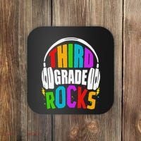 First Day Of 3rd Grade Rocks Back To School Teacher Coaster thumb 0