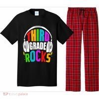 First Day Of 3rd Grade Rocks Back To School Teacher Pajama Set thumb 0