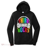 First Day Of 3rd Grade Rocks Back To School Teacher Women's Hoodie thumb 0