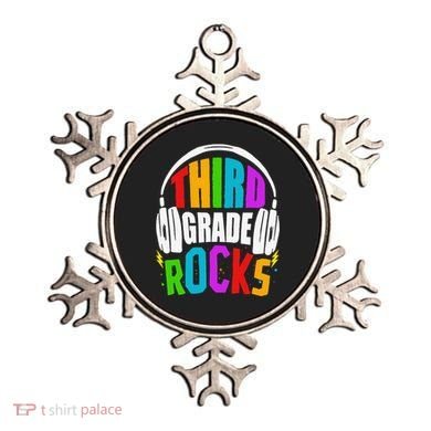 First Day Of 3rd Grade Rocks Back To School Teacher Ornament