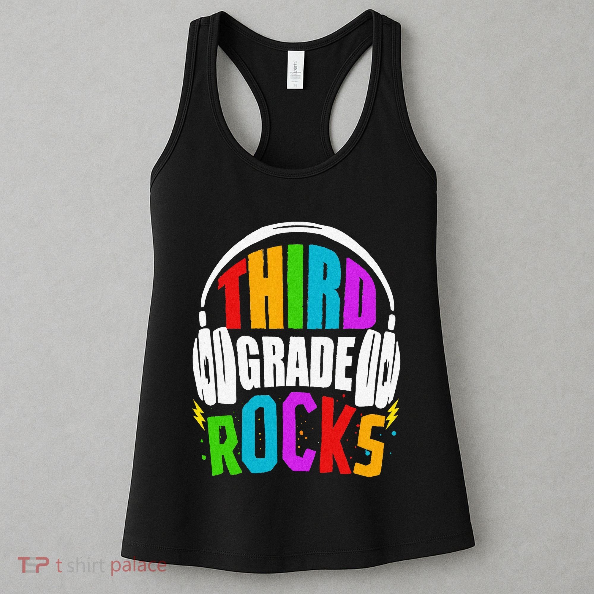 First Day Of 3rd Grade Rocks Back To School Teacher Women's Tank Top