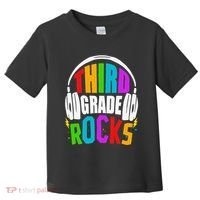 First Day Of 3rd Grade Rocks Back To School Teacher Toddler T-Shirt thumb 0