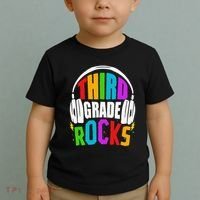 First Day Of 3rd Grade Rocks Back To School Teacher Toddler T-Shirt thumb 2