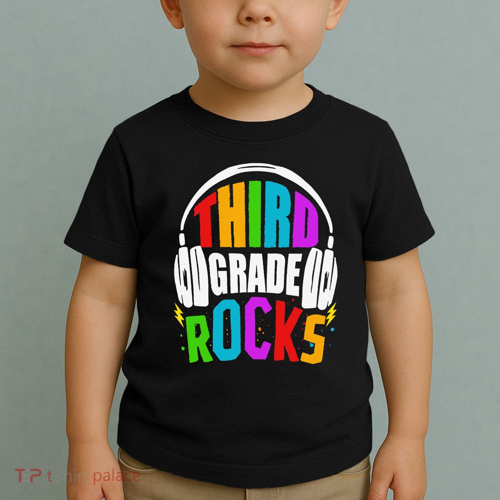 First Day Of 3rd Grade Rocks Back To School Teacher Toddler T-Shirt