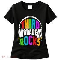 First Day Of 3rd Grade Rocks Back To School Teacher Women's T-Shirt thumb 0