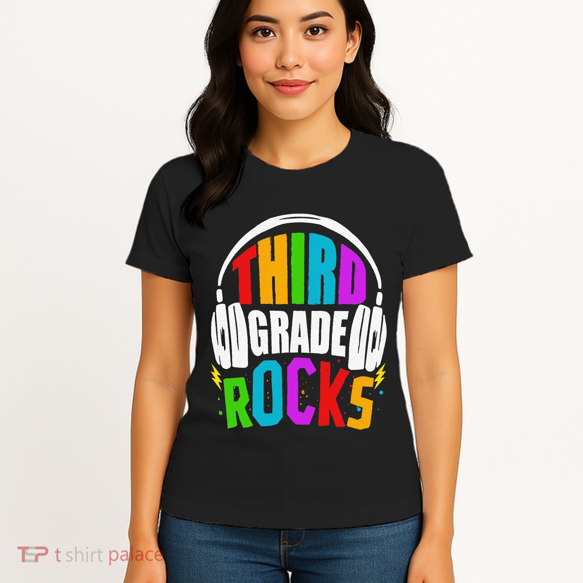 First Day Of 3rd Grade Rocks Back To School Teacher Women's T-Shirt