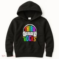 First Day Of 3rd Grade Rocks Back To School Teacher Kids Hoodie thumb 0