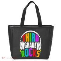 First Day Of 3rd Grade Rocks Back To School Teacher Tote Bag thumb 0