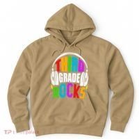 First Day Of 3rd Grade Rocks Back To School Teacher Hoodie thumb 0