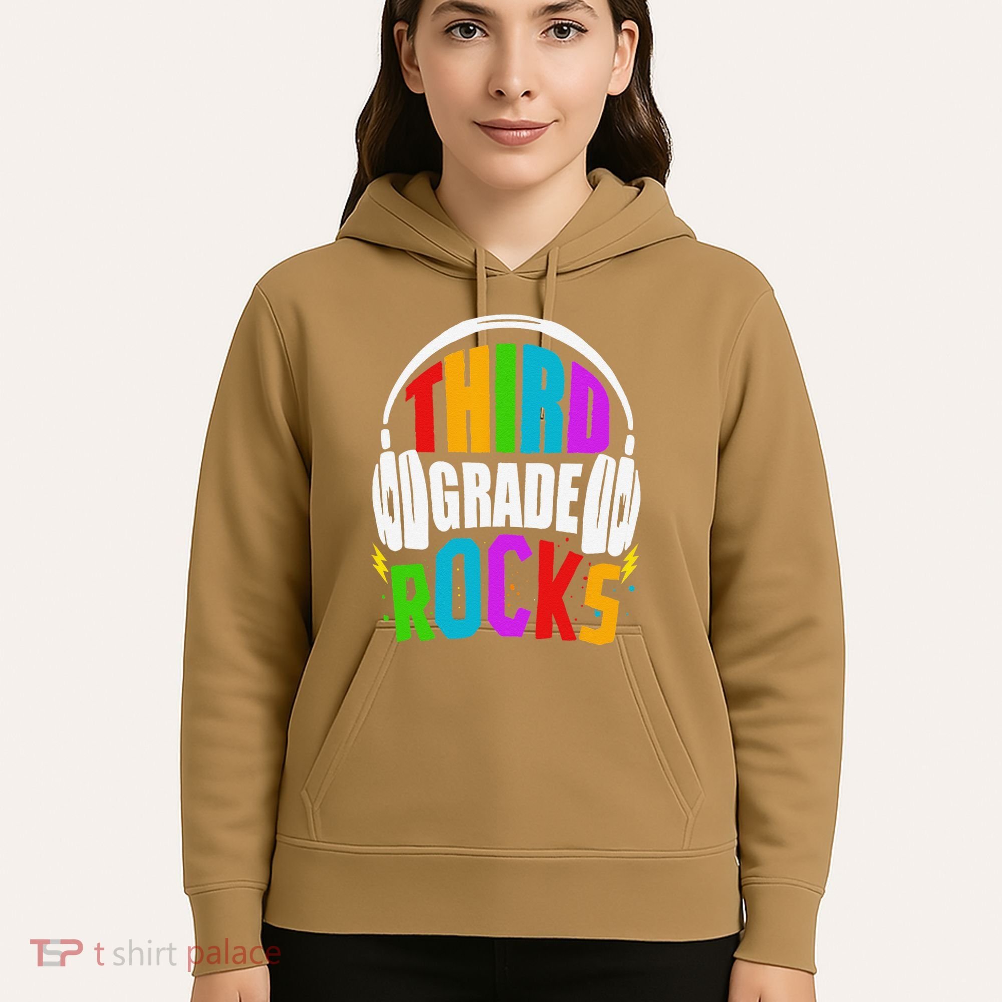 First Day Of 3rd Grade Rocks Back To School Teacher Hoodie