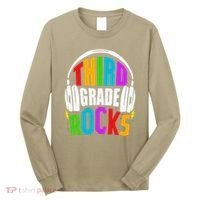 First Day Of 3rd Grade Rocks Back To School Teacher Long Sleeve Shirt thumb 0