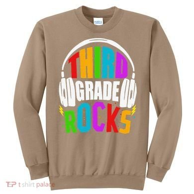 First Day Of 3rd Grade Rocks Back To School Teacher Sweatshirt