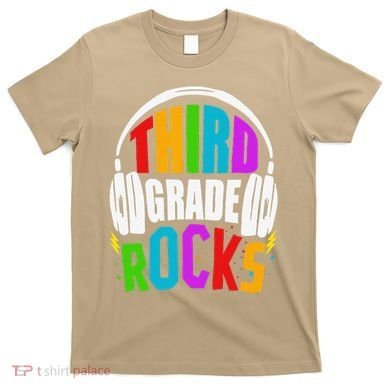 First Day Of 3rd Grade Rocks Back To School Teacher T-Shirt