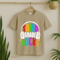 First Day Of 3rd Grade Rocks Back To School Teacher T-Shirt thumb 2