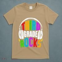 First Day Of 3rd Grade Rocks Back To School Teacher T-Shirt thumb 5