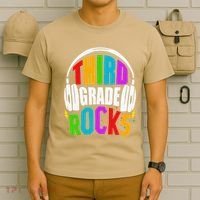 First Day Of 3rd Grade Rocks Back To School Teacher T-Shirt thumb 6