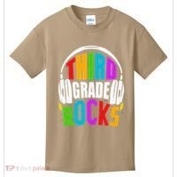 First Day Of 3rd Grade Rocks Back To School Teacher Kids T-Shirt thumb 0