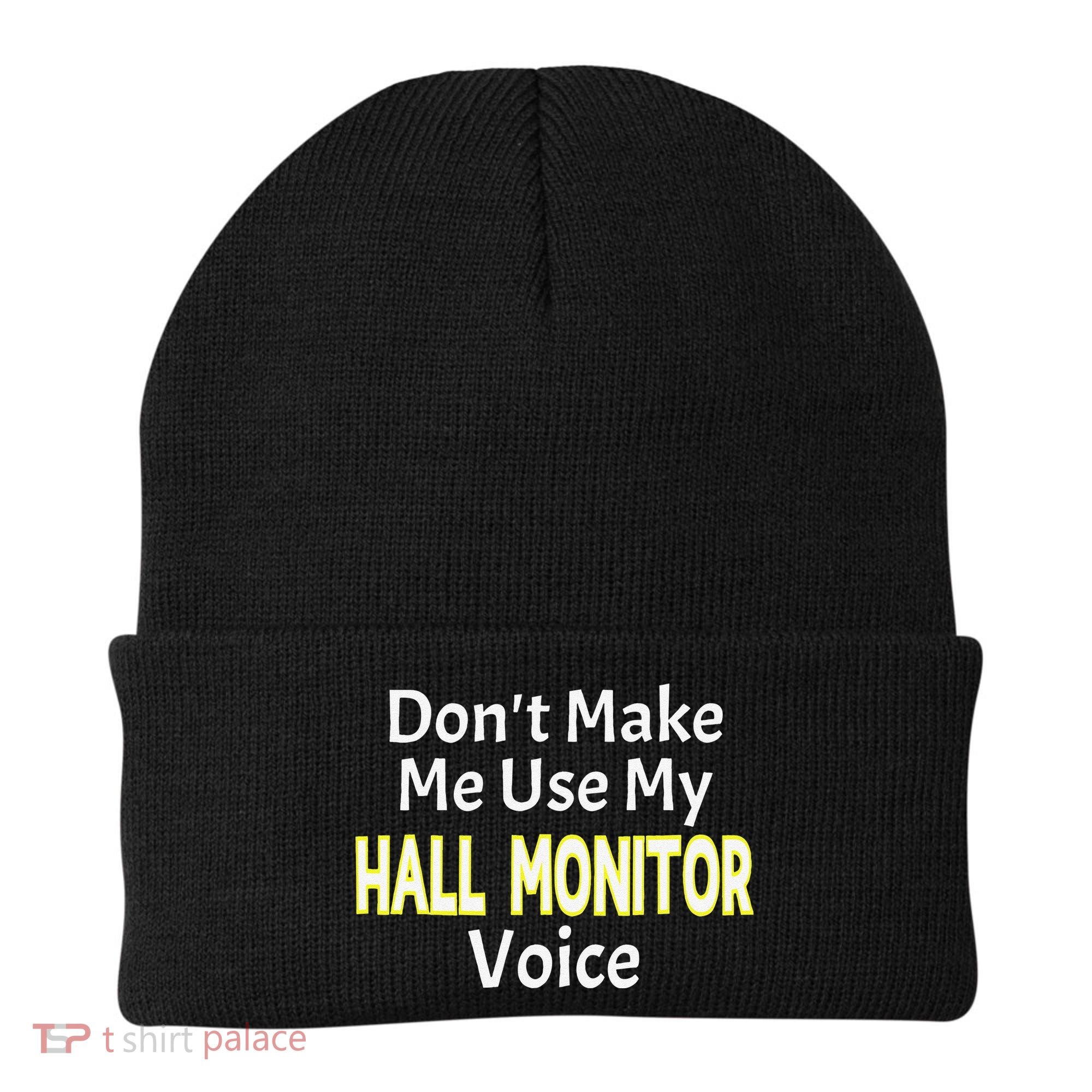 First Day Of School Hall Monitor Beanie
