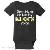 First Day Of School Hall Monitor Baby Bodysuit thumb 0