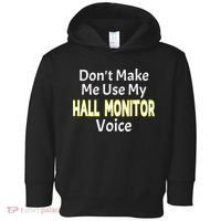 First Day Of School Hall Monitor Toddler Hoodie thumb 0