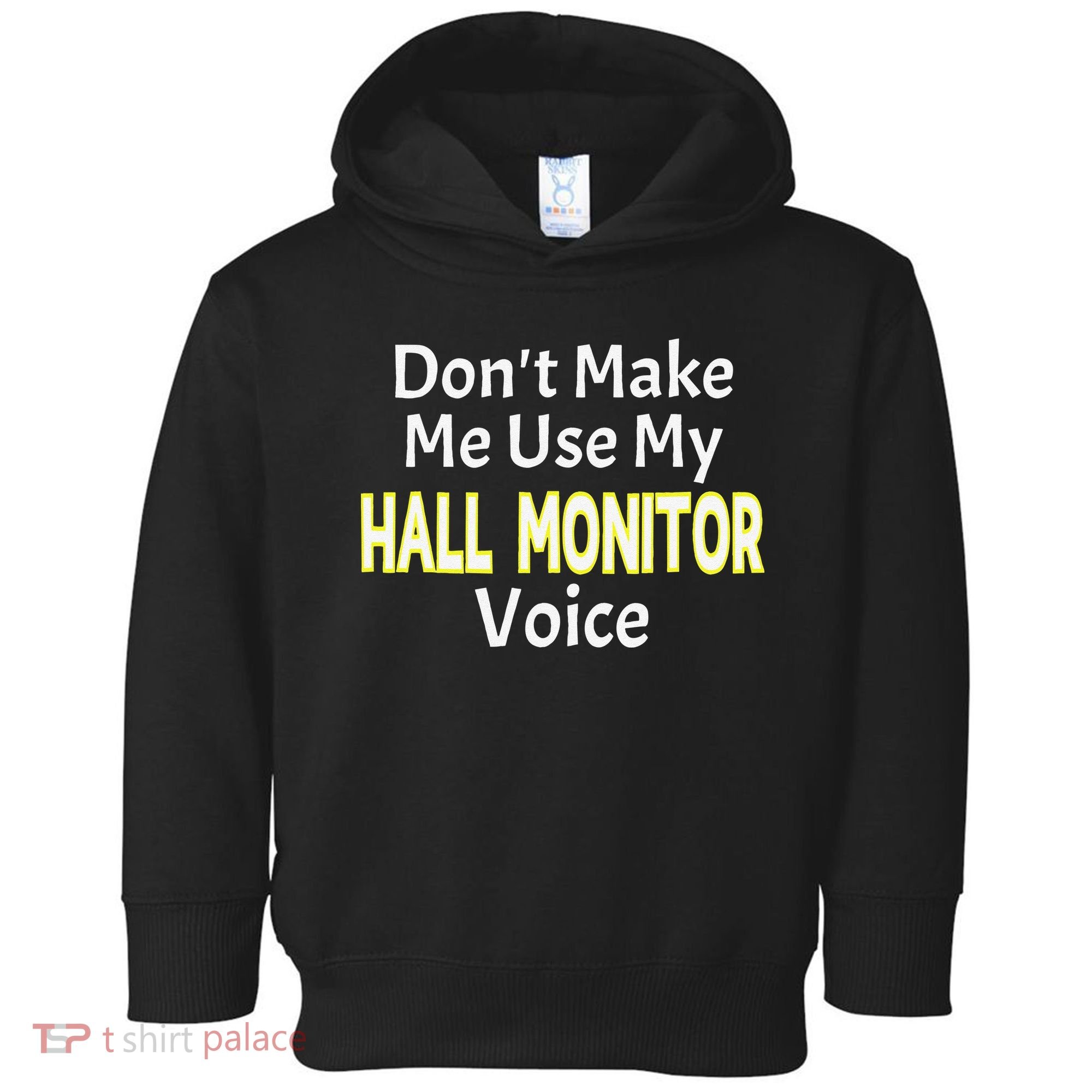 First Day Of School Hall Monitor Toddler Hoodie