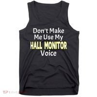 First Day Of School Hall Monitor Tank Top thumb 0