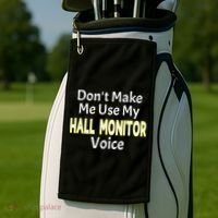 First Day Of School Hall Monitor Golf Towel thumb 2