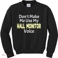 First Day Of School Hall Monitor Kids Sweatshirt thumb 0