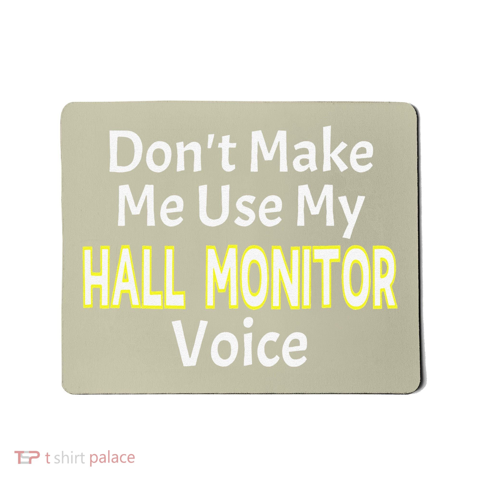 First Day Of School Hall Monitor Mousepad