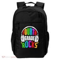 First Day Of 4th Grade Rocks Back To School Teacher Backpack thumb 0
