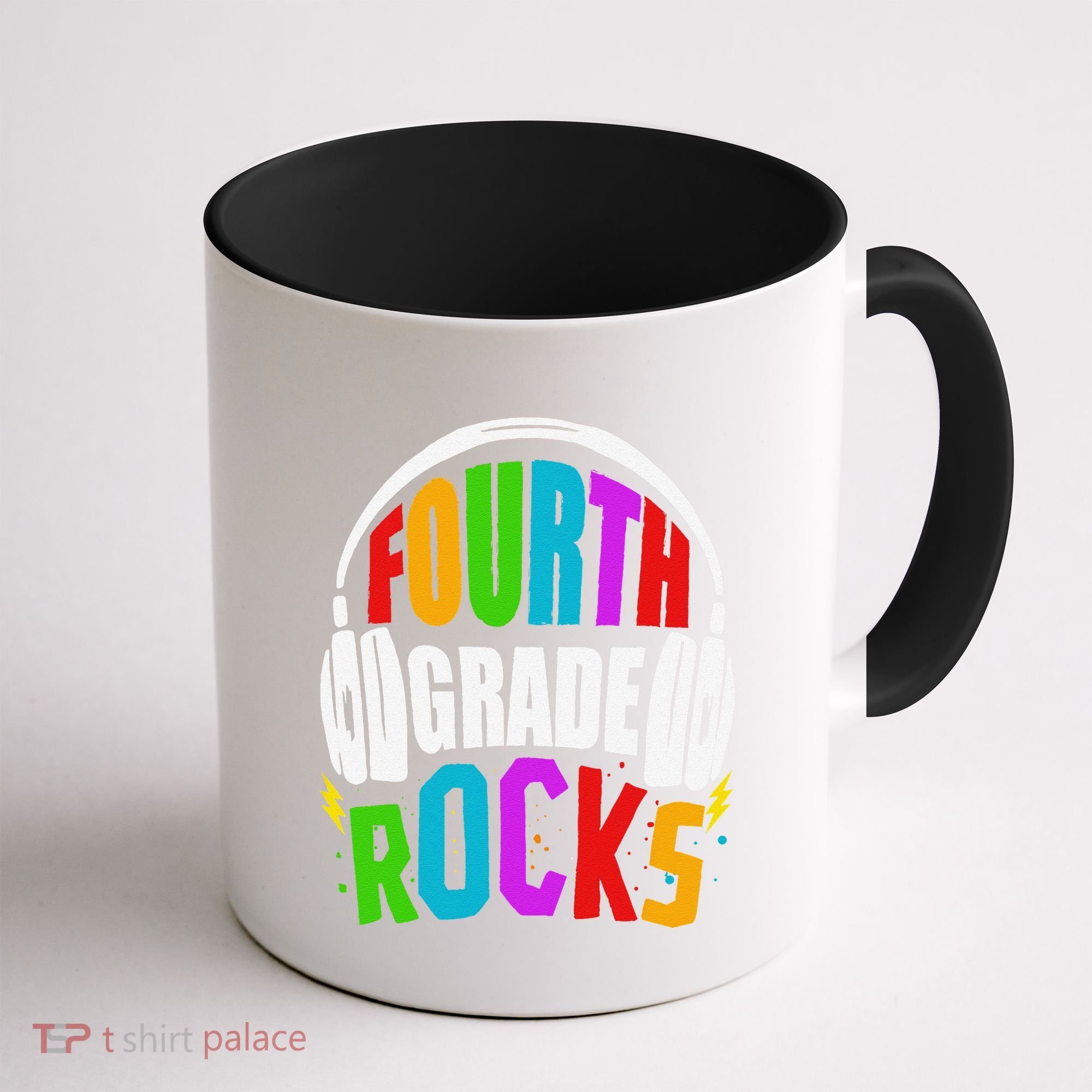 First Day Of 4th Grade Rocks Back To School Teacher Coffee Mug