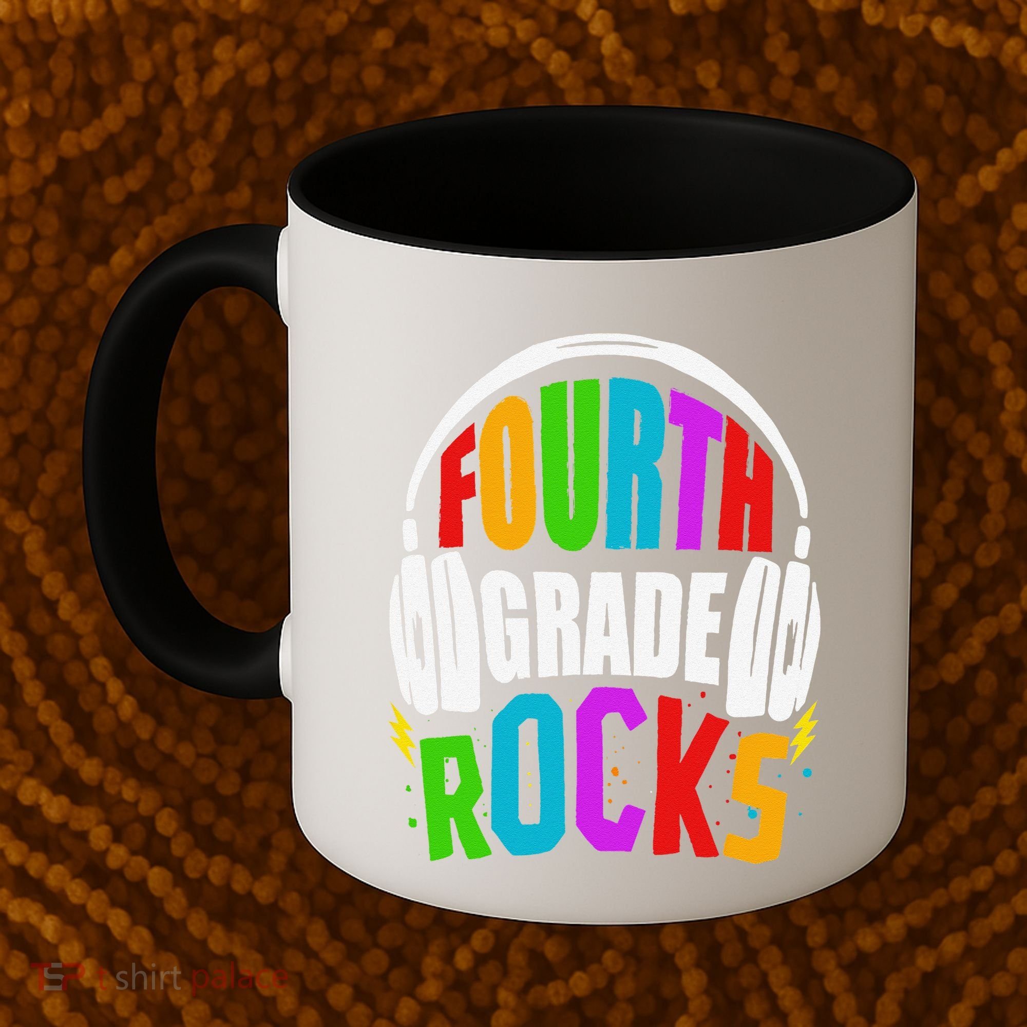 First Day Of 4th Grade Rocks Back To School Teacher Coffee Mug