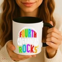 First Day Of 4th Grade Rocks Back To School Teacher Coffee Mug thumb 3