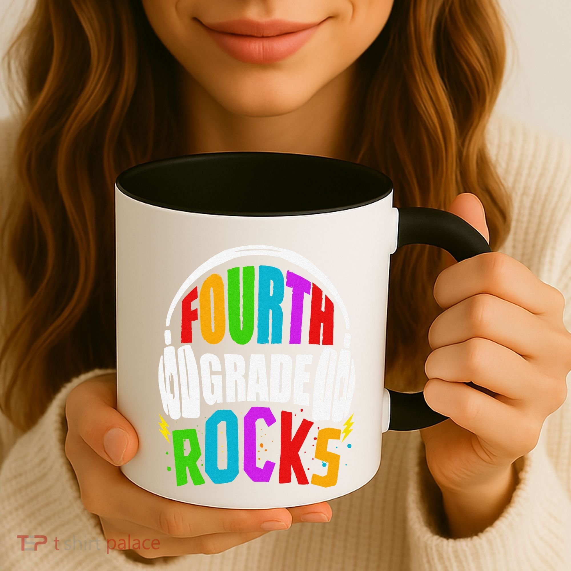 First Day Of 4th Grade Rocks Back To School Teacher Coffee Mug