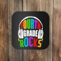 First Day Of 4th Grade Rocks Back To School Teacher Coaster thumb 0