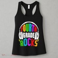 First Day Of 4th Grade Rocks Back To School Teacher Women's Tank Top thumb 3
