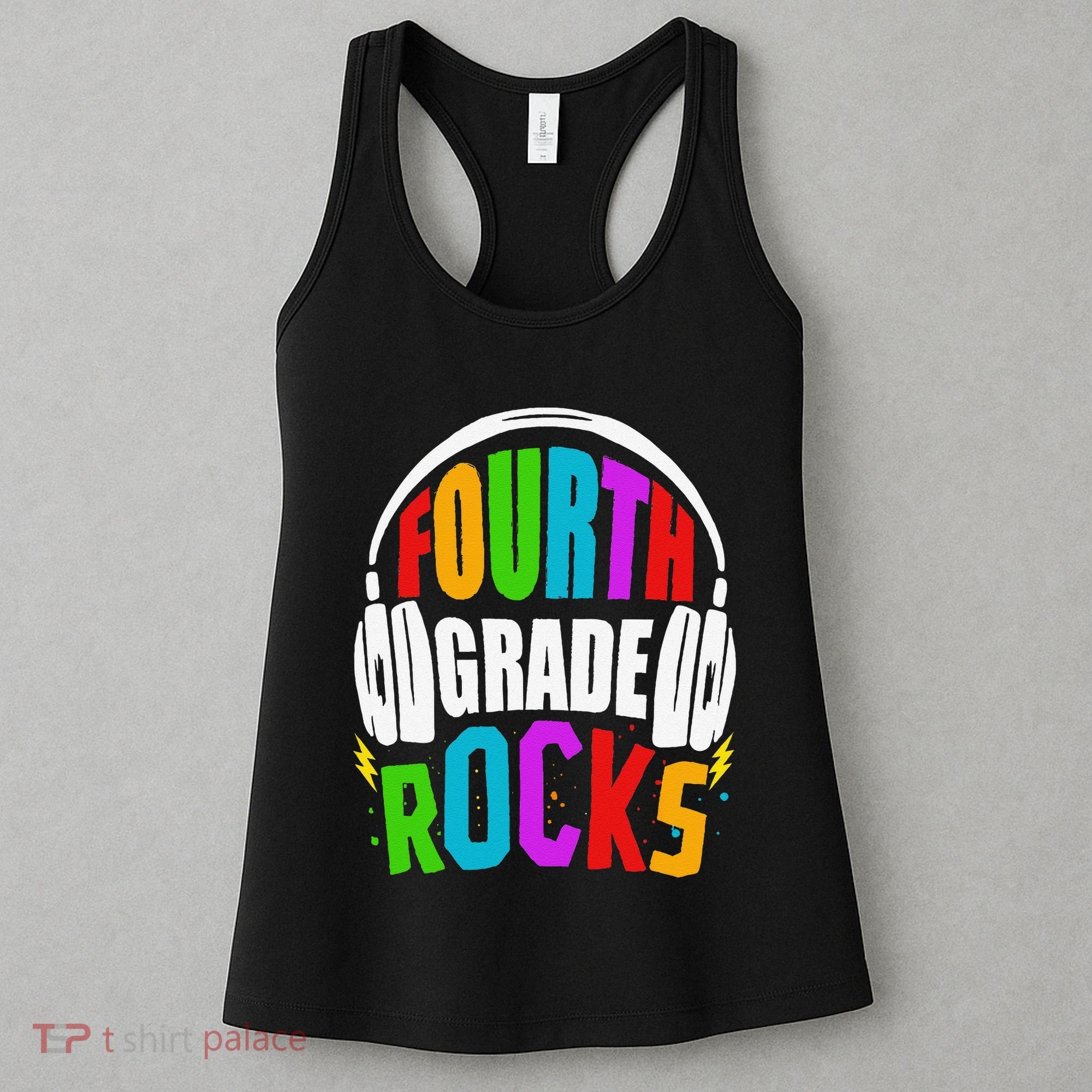 First Day Of 4th Grade Rocks Back To School Teacher Women's Tank Top