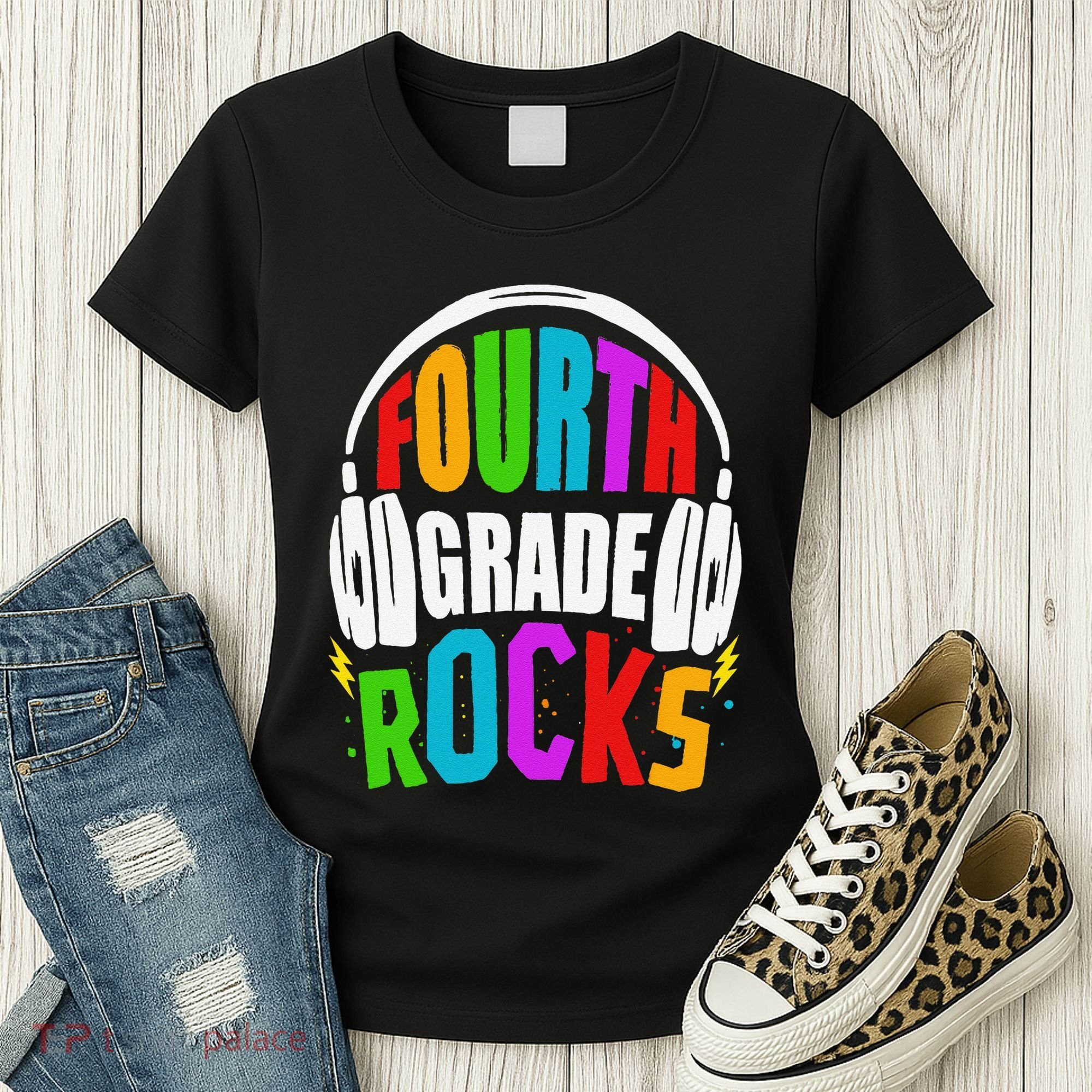 First Day Of 4th Grade Rocks Back To School Teacher Women's T-Shirt