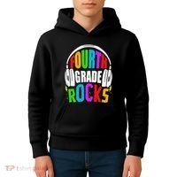 First Day Of 4th Grade Rocks Back To School Teacher Kids Hoodie thumb 4